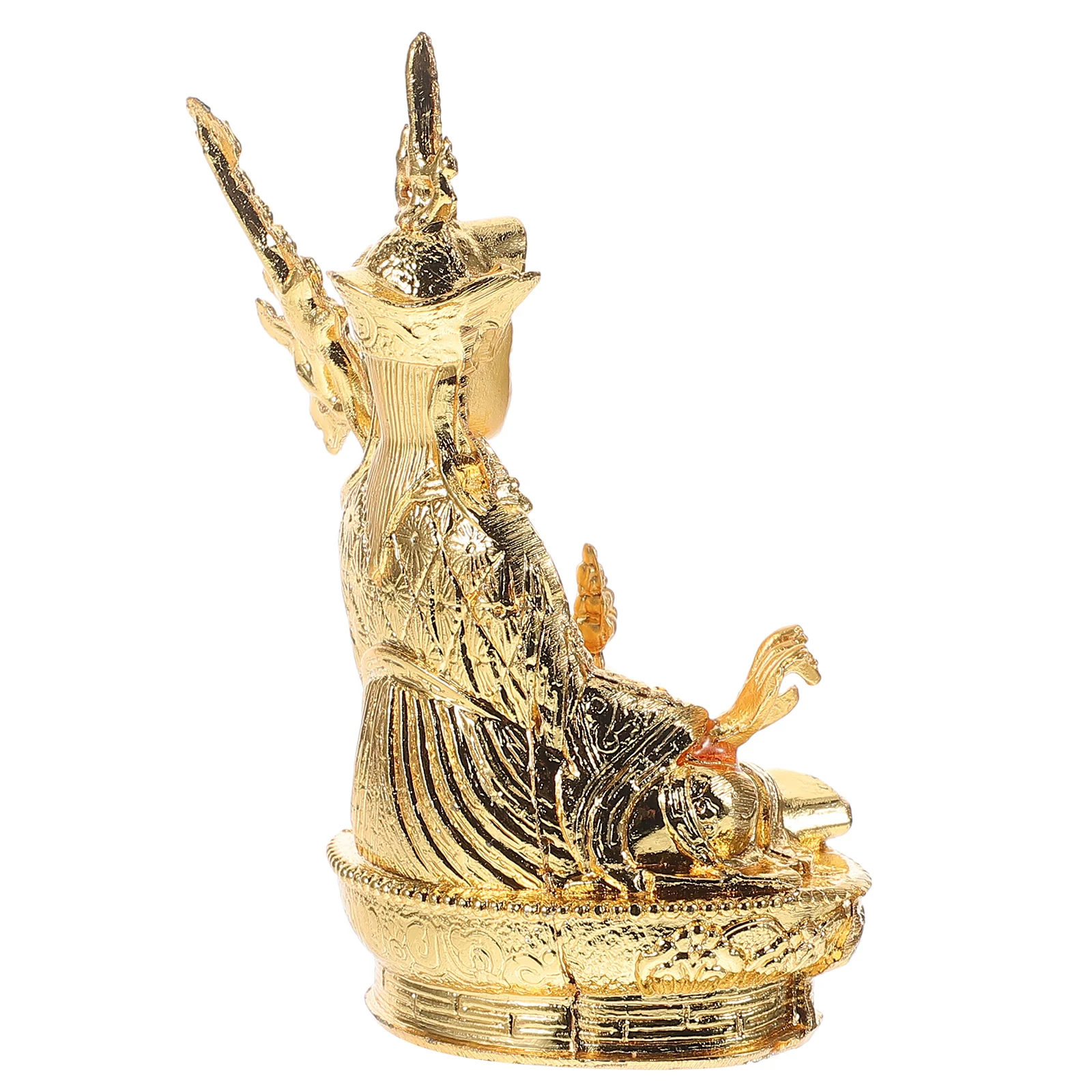 

Gilded Buddha Statue Ornaments Bodhisattva Adornment Statues Decor for Home Lotus