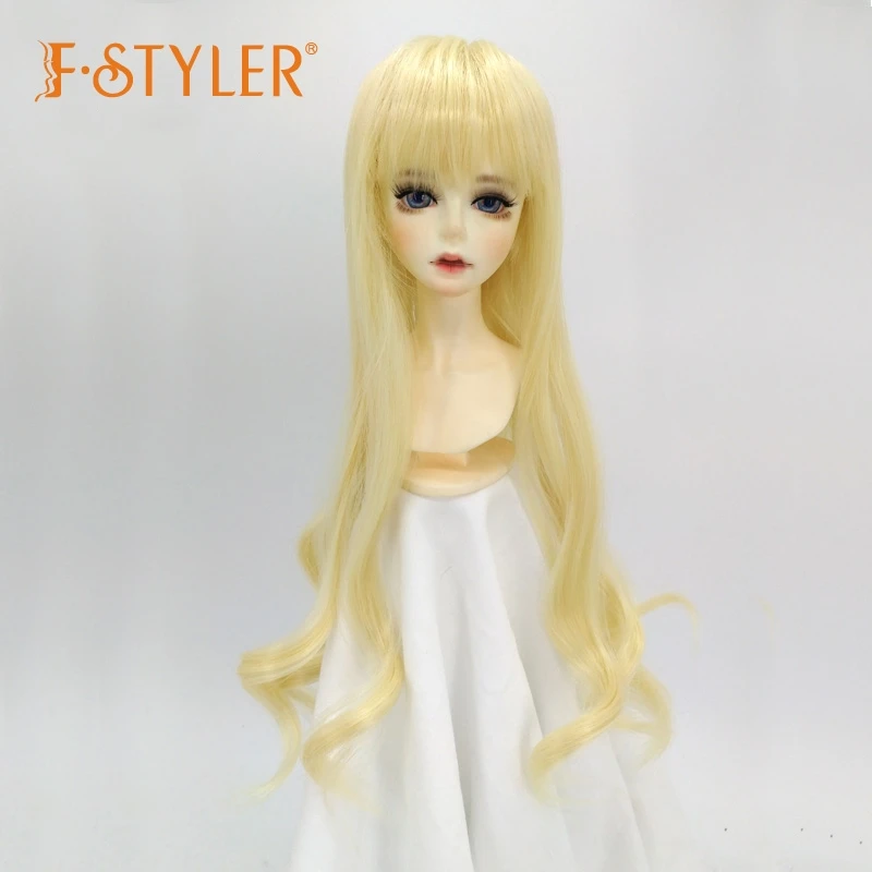 

Doll Wig Long Curly Varied Hairstyle BJD Doll Soft Synthetic Mohair Various Colors Hair Accessories In Stock1/3 1/4 1/6