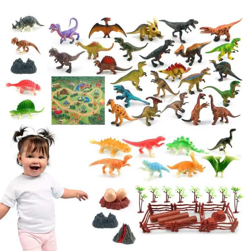 Mini Dinosaur Figure Toys Mini Dinosaurs Dinosaur Pack Toys Mini Dinosaurs Dinosaur Pack Toys Cake Toppers Party Favor Dinosaur