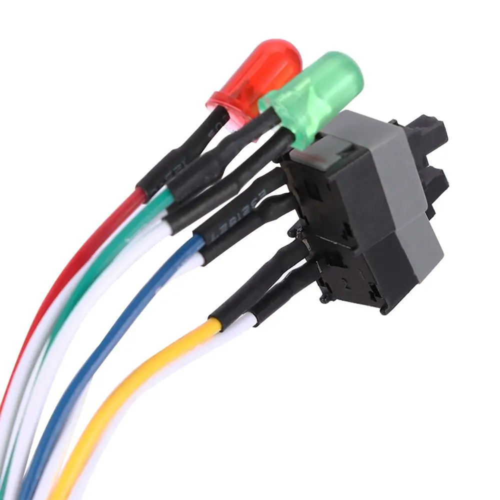 

65cm HDD LED Light PC Desktop Power on Connectors Computer Cables Switch Cable Reset