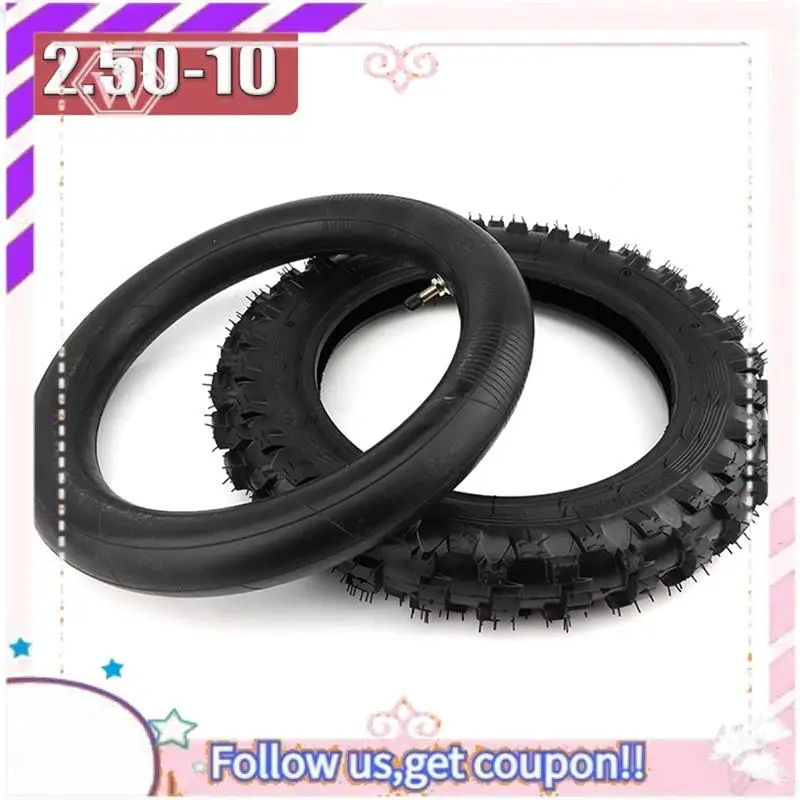 

Portable 2.50-10 Outer Tire Inner Tube For Honda CRF50F Yamaha PW50 TTR50E Off-Road Vehicle Wheel Tyre