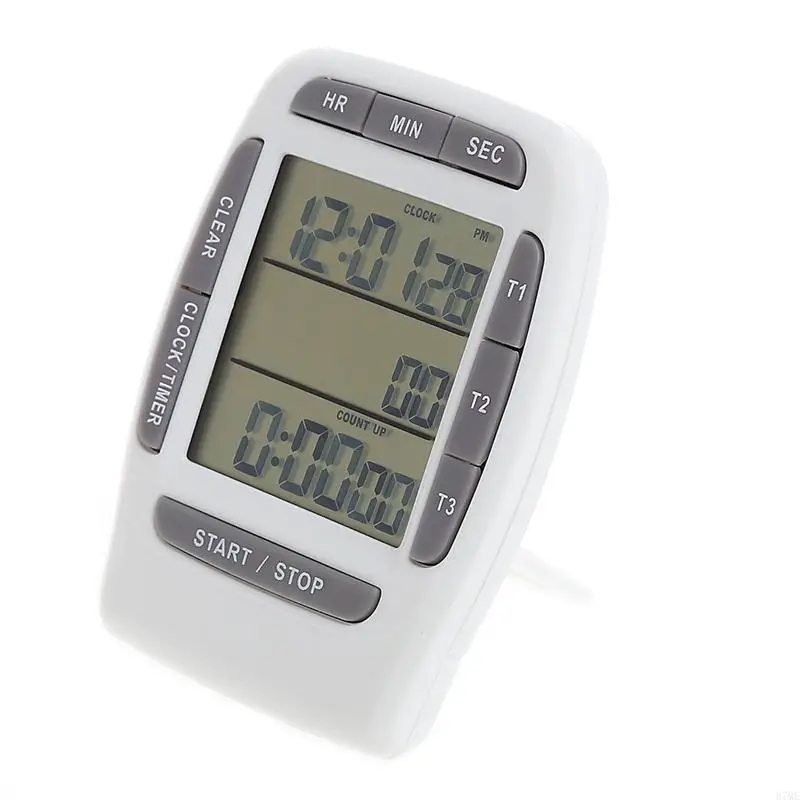 Phòng thí nghiệm đếm ngược màn hình LCD kỹ thuật số 37ME Bộ hẹn giờ 3 kênh 99 giờ