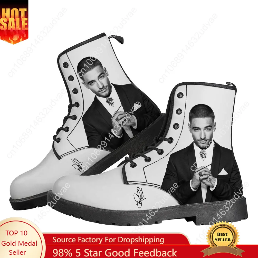 

Maluma Boots Mens Womens Teenager Shoes Casual Boot Outdoor Light High Quality Couple Print on Demand Customize Shoe