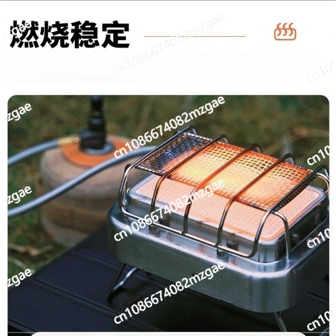

Dual Infrared Radiation Furnace Multifunctional Camping Gas Burner Split Type Furnace Portable Gas Heating Heater