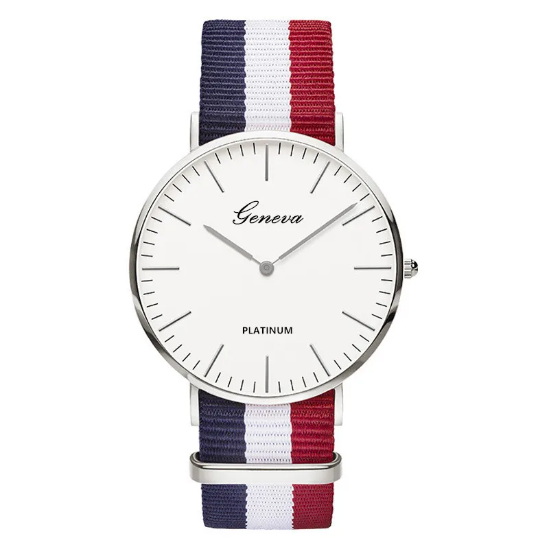 Nylon Strap Quartz Men Women Watches Top Brand Watches Fashion Casual Wrist Watch Simple Couple Wristwatch Female Male Clock