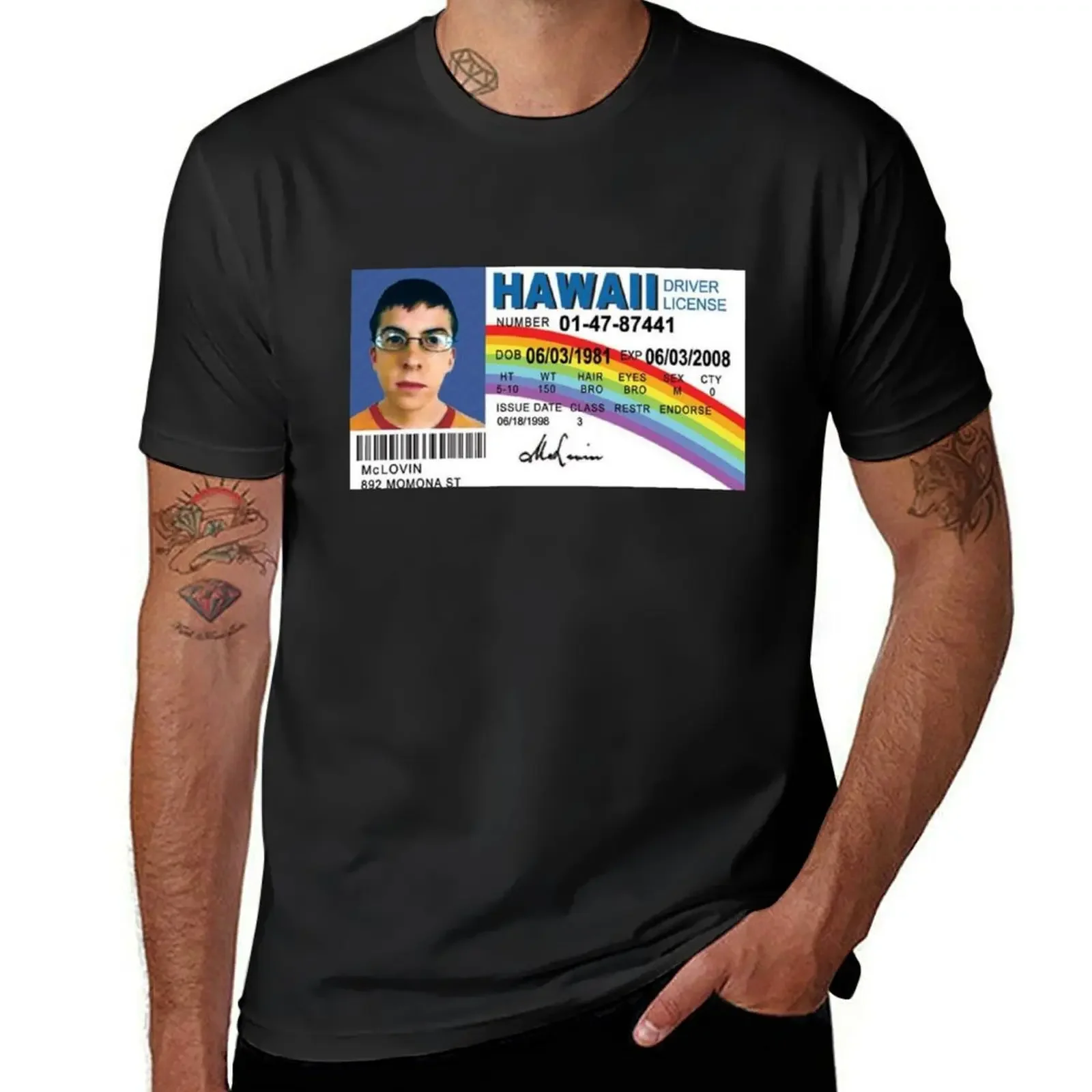 

McLovin - High Quality T-Shirt sweat graphics T-shirt men