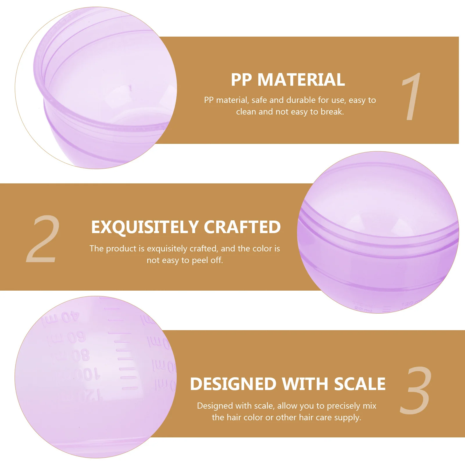 

2pcs Hair Coloring Cup With Scale Hair Dye Shaker For Salon Home Use Mixing Tool Barber Supply Colors Mixer Shaking Cup