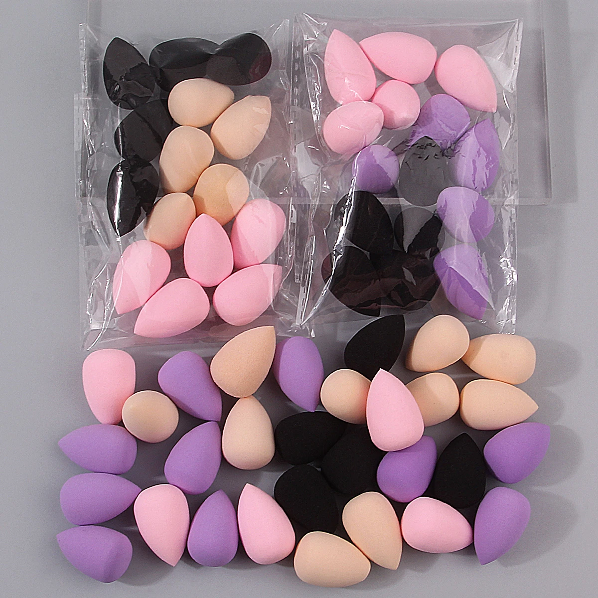 15PCS Affordable mini makeup sponge and beauty egg set, a special makeup tool for applying makeup without powder sticking