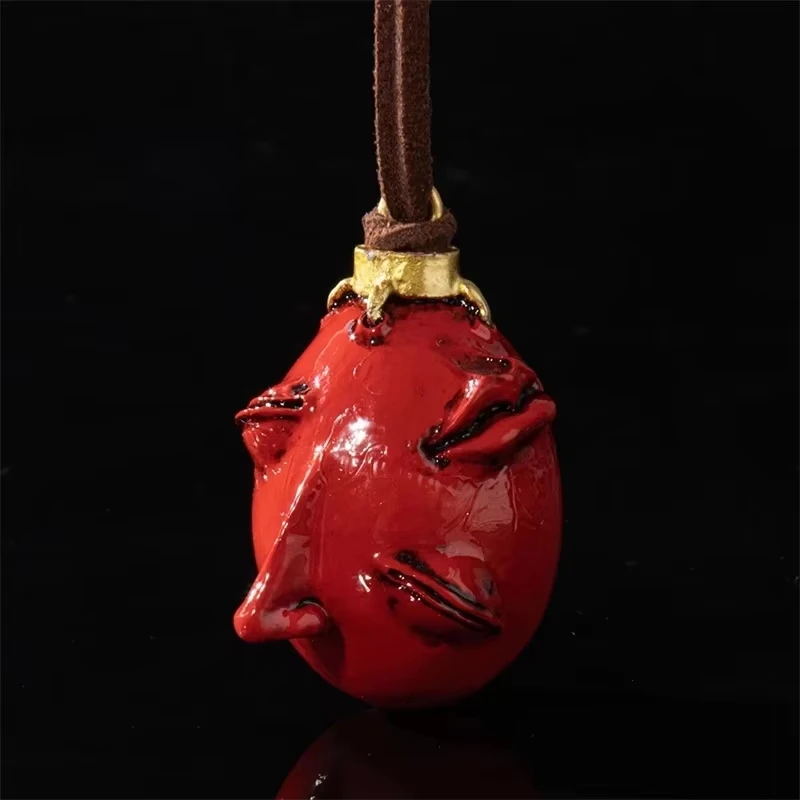 Anime Berserk Behelit Keychain Guts Griffith Egg Of King Pendant Neckalce Unisex Car Backpack Jewelry Decoration Accessory