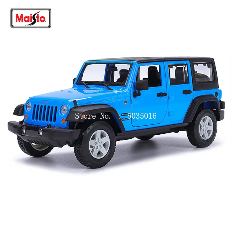 Maisto 1:24 New style 2015 Jeep Wrangler Unlimited simulation alloy car model crafts decoration collection toy tools gift