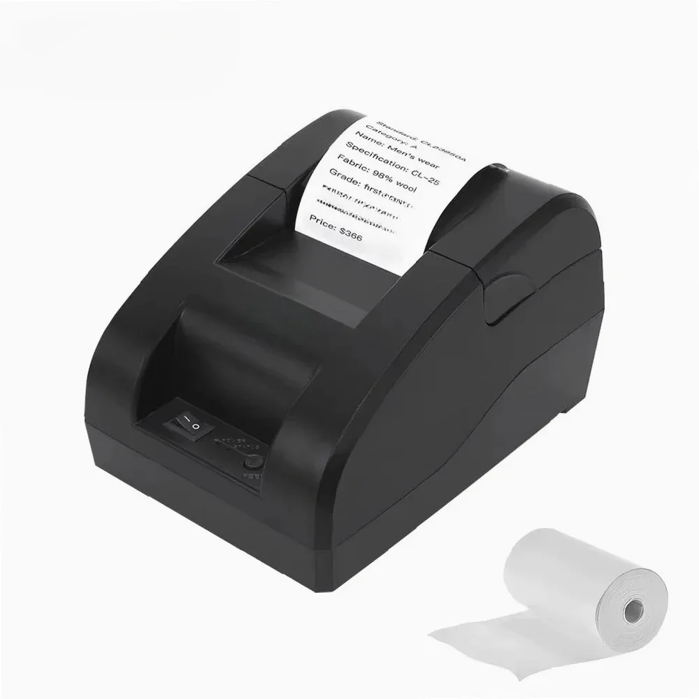 Mini USB Bluetooth Thermal Receipt Printer, 58mm POS Ticket Printer
