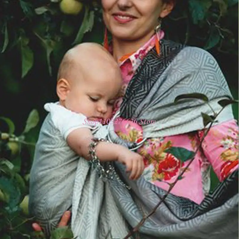 

R6FD 2pcs Sling Rings Baby Carriers Aluminium Circle For Baby Carriers Slings