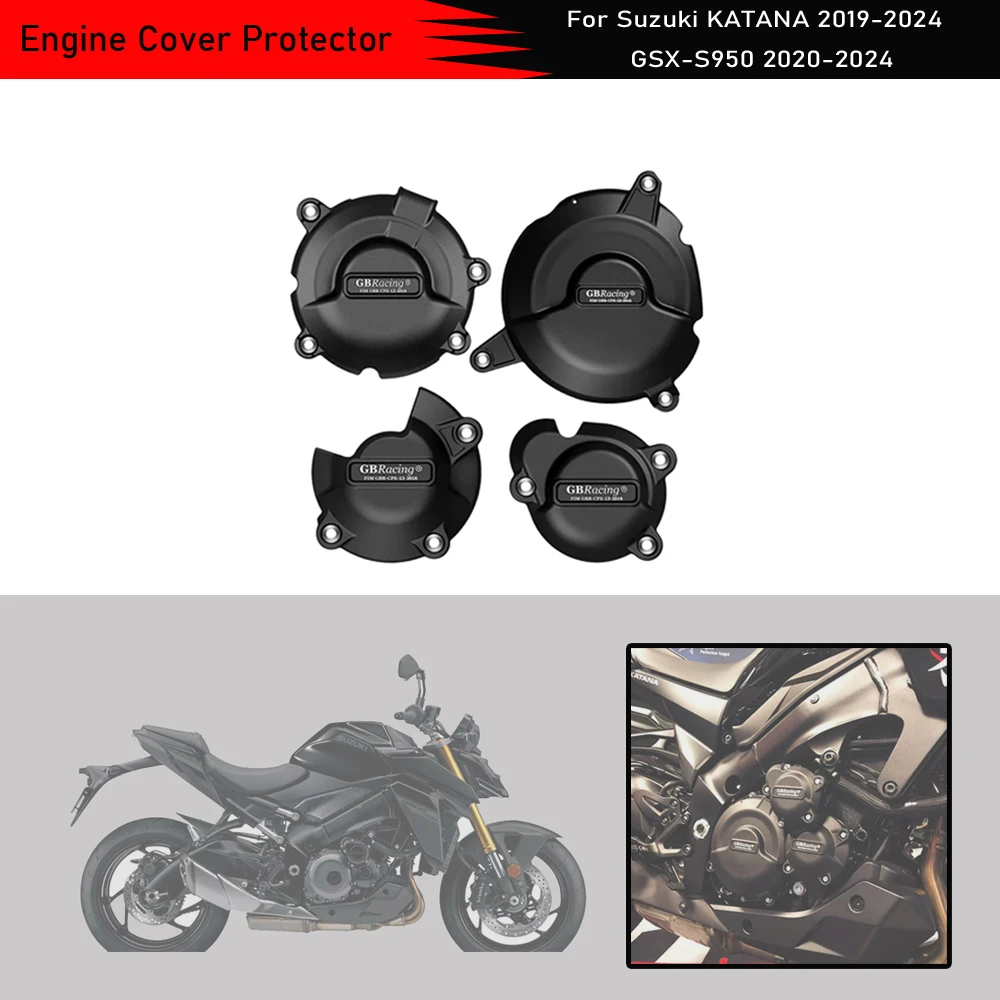 

For Suzuki KATANA 2020-2024 GSX-S950 2019-2024 Engine Cover Protector