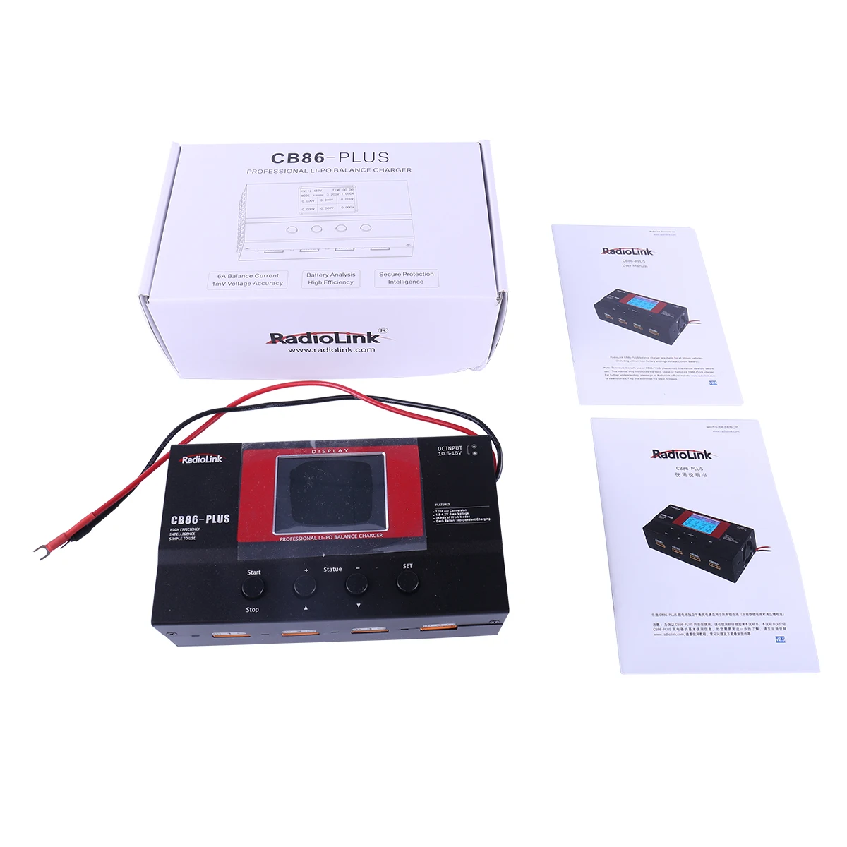 Radiolink CB86 plus Balance Charger for 8pcs 2-6S Lipo Batteries Simultaneously Professional RC Helicopter LiPo Battery Charger