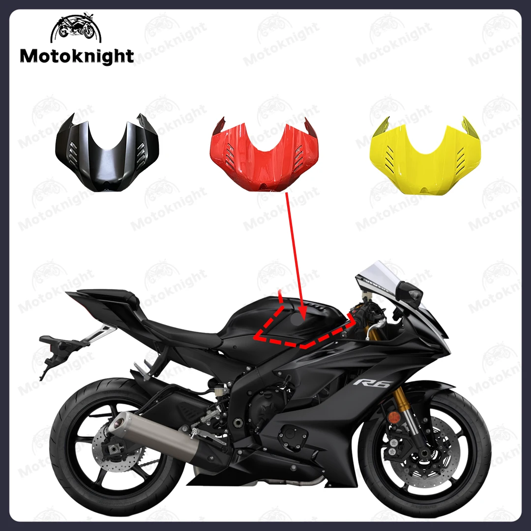 

Fit For Yamaha YZF-R6 2017-2024 2018 2019 2020 2021 22 23 Fuel Tank Cover ABS Plastic Motorcycle Replacement Accessories‌