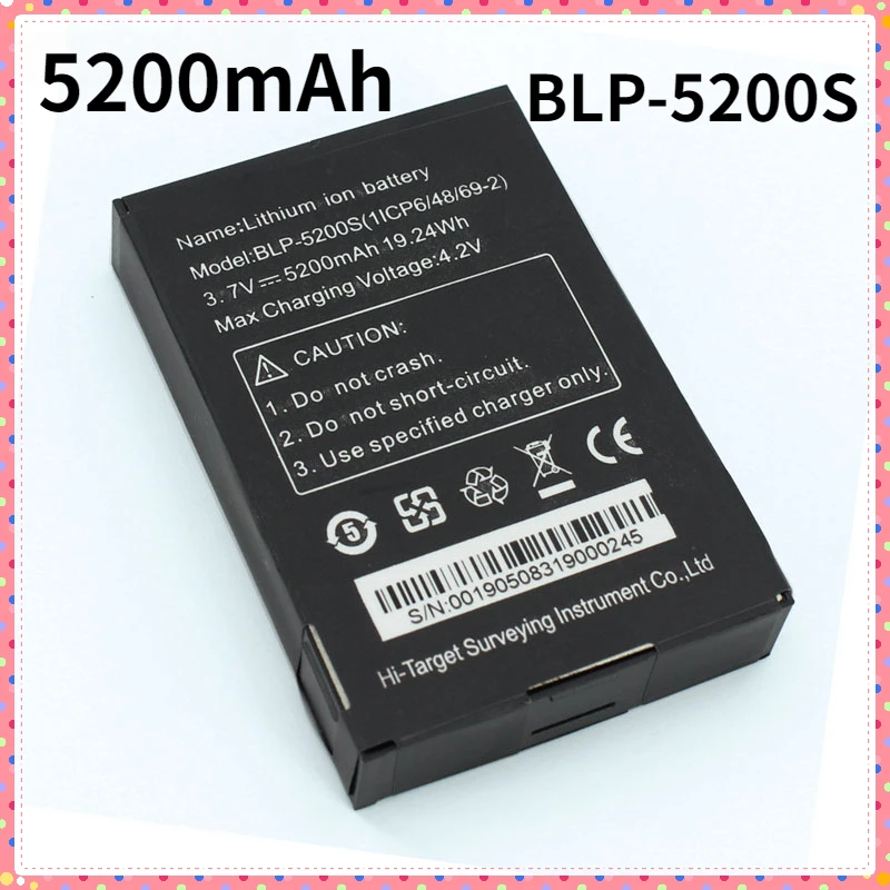 

Hi Target Li-ion Battery BLP-5200S for Hi Target GPS Ihand30 Data Controller 5200mAh 19.24WH 3.7V Rechargeable Batteries