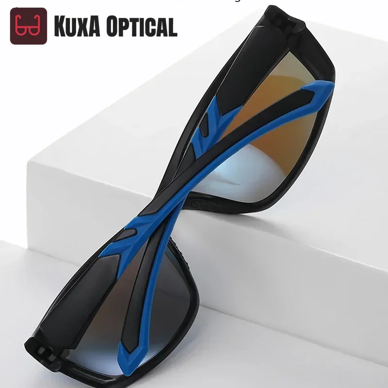 

XUKA Sports Myopia Sunglasses NEW TR90 Men Women Custom Prescription Fashion Polarized Eyewear Driving Glasses -0.50 to -6.0