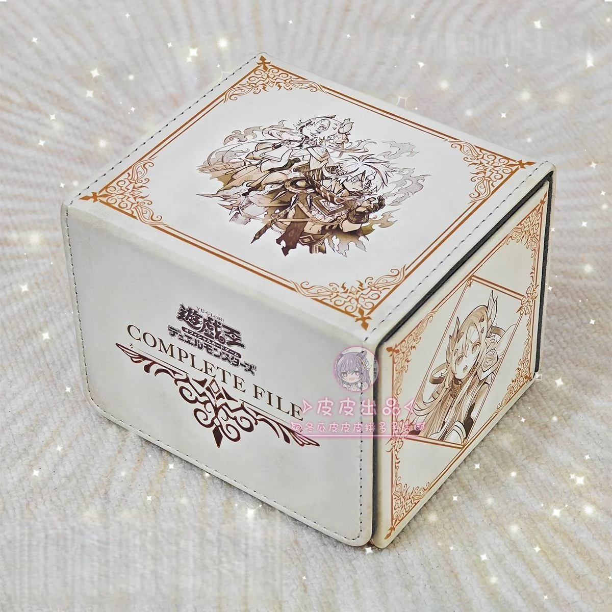 Yu-Gi-Oh! Incredible Ecclesia The Virtuous Large-capacity Board Game Card Box Leather Magnetic Game Collection Card Storage Box