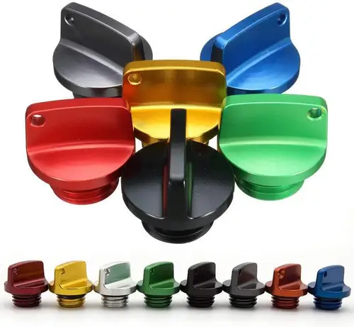 Imagen 2 del producto Cubierta de tapón de llenado de aceite para motocicleta, para Kawasaki Ninja 250, 250R, 300, Z250, Z750, Z1000, ZX, 6R, 6RR, 10R, 12R, 14R, ZZR250, ZZR400, ZZR1100