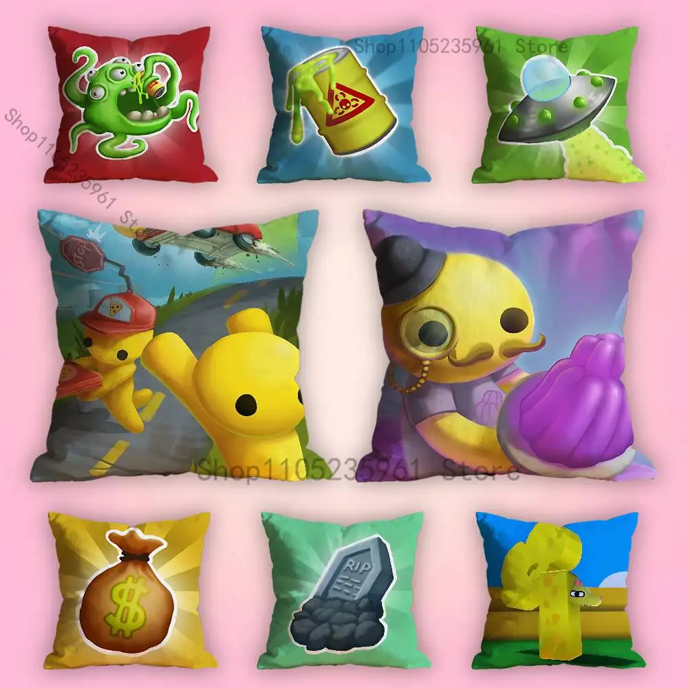 

W-Wobbly L-Life Octapus Pillow Cases for Bedroom Living Room Sofa Home Decor Polyester Cushion Cover with Zipper