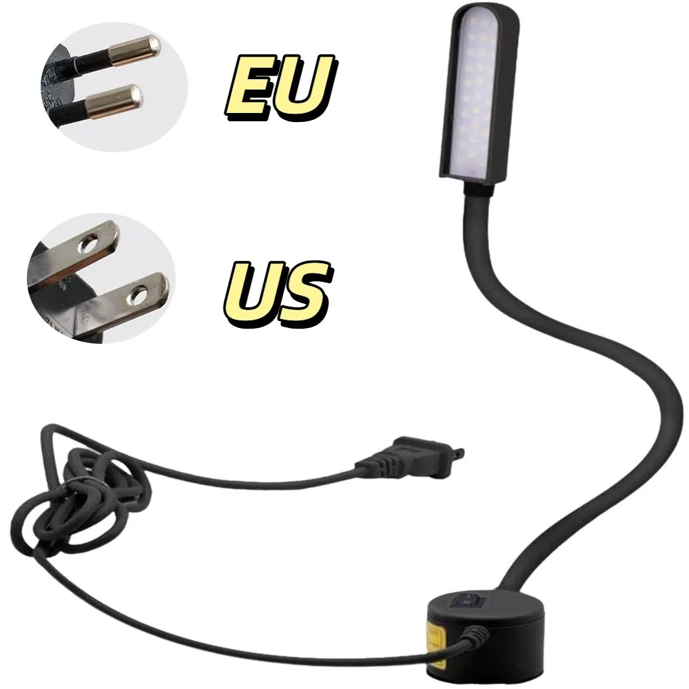 

High Brightness Led Sewing Machine Light Flexible Gooseneck Magnetic Base Magnetic Base Light Energy Saved Eye-protecting