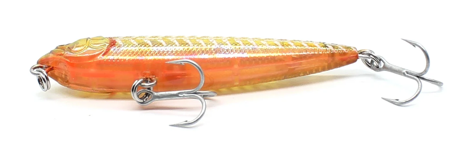 Topwater Walking The Dog 60 mm 3,4 g 105 mm 15,6 g harter Köder schwimmender Bleistiftstab Angelköder Bassoberfläche Schwimmer Wasser VMC Haken – Detail 19