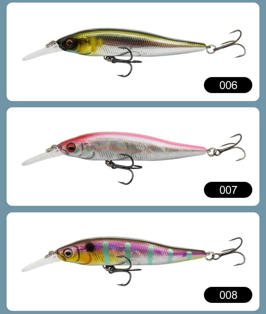 ESFISHING Wobble Hard Lure NAHAN 75mm 7,1g 0-2,4m Tauch-Angelköder Schwimmender Minnow Isca Artificial – Detail 9