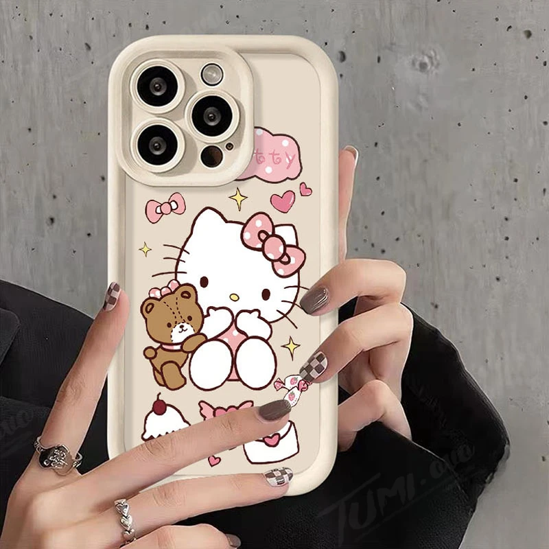 Hello Kitty Pochacco Phone Case for Xiaomi Redmi Note 13 12 11 Pro Plus 12S 11S 10S 10 9 9S 8 12C 13C Soft Silicone Back Cover