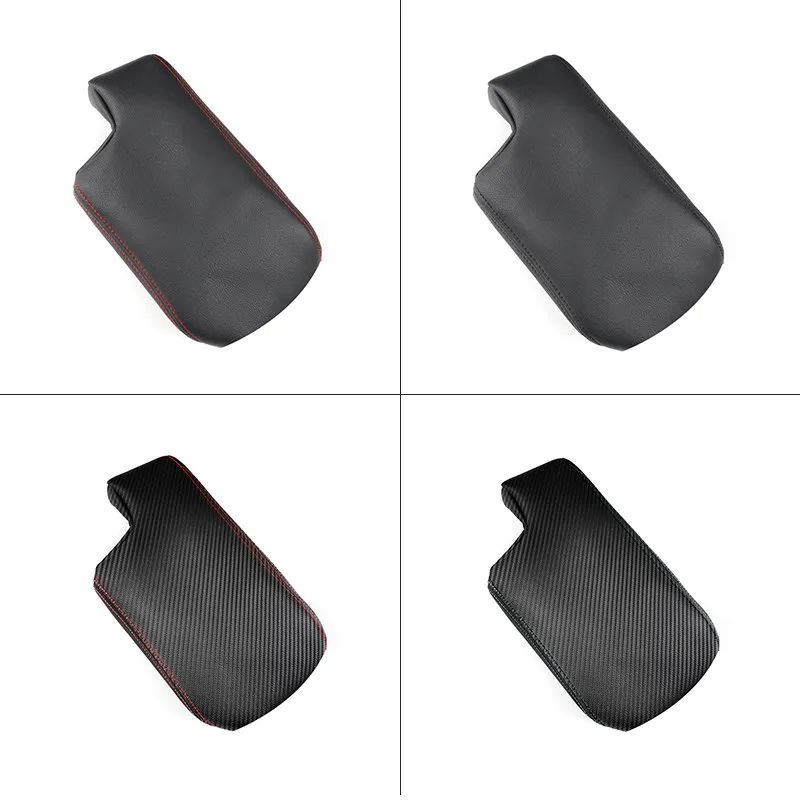 For BMW 3 Series E46 1998 1999 2000 - 2005 Car Microfiber Leather Interior Center Console Lid Armrest Box Cover Protective Trim