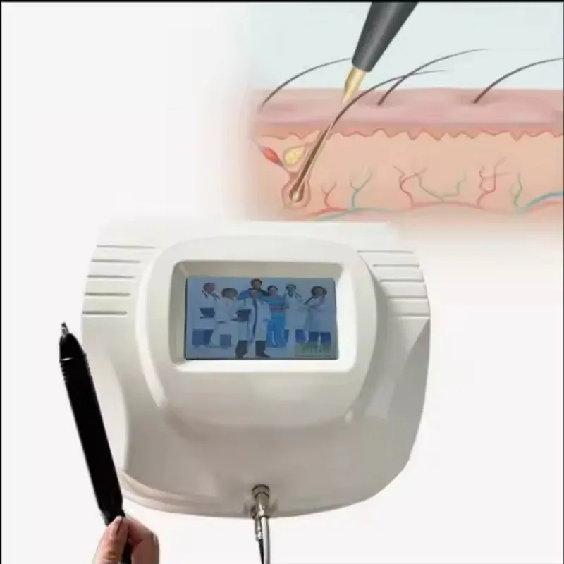 جهاز إزالة الشعر الدائم بإبرة دقيقة كهربائية من RBS لجميع ألوان جهاز إزالة الشعر بالتحليل الكهربائي