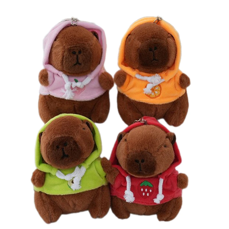 

Cute Cartoon Capybara Pendant Plush Toy Doll Bag Hanging Ornaments Cute Kapila Keychain Doll Car Pendant Desktop Doll Ornaments