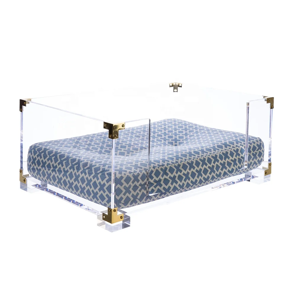 High Quality Acrylic Pet Bed Clear Acrylic Dog Bed