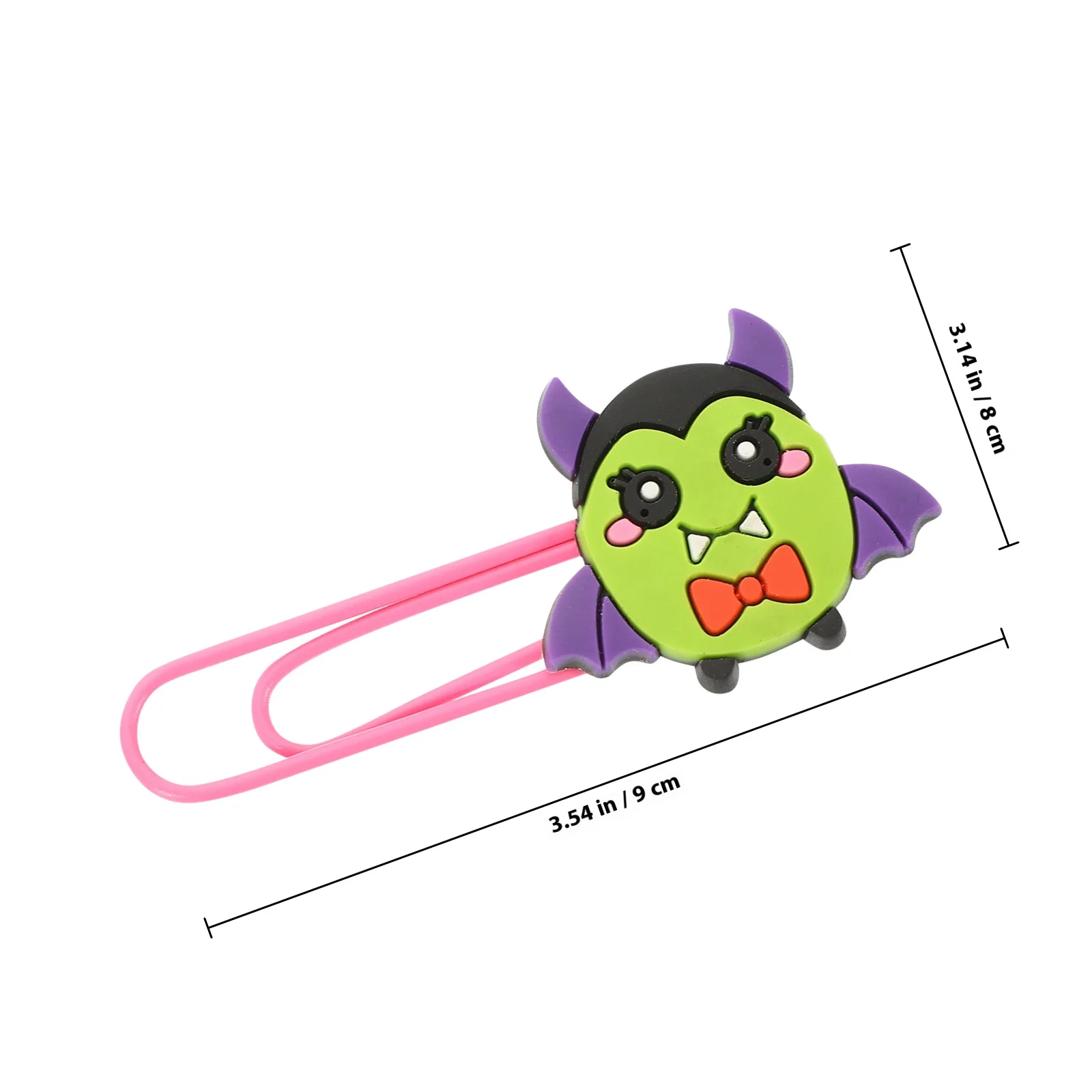 20Pcs Halloween Bookmark Gift Collection Featuring Spooky Elements Reusable Book Marking Clips for Party Favors Holiday Decor