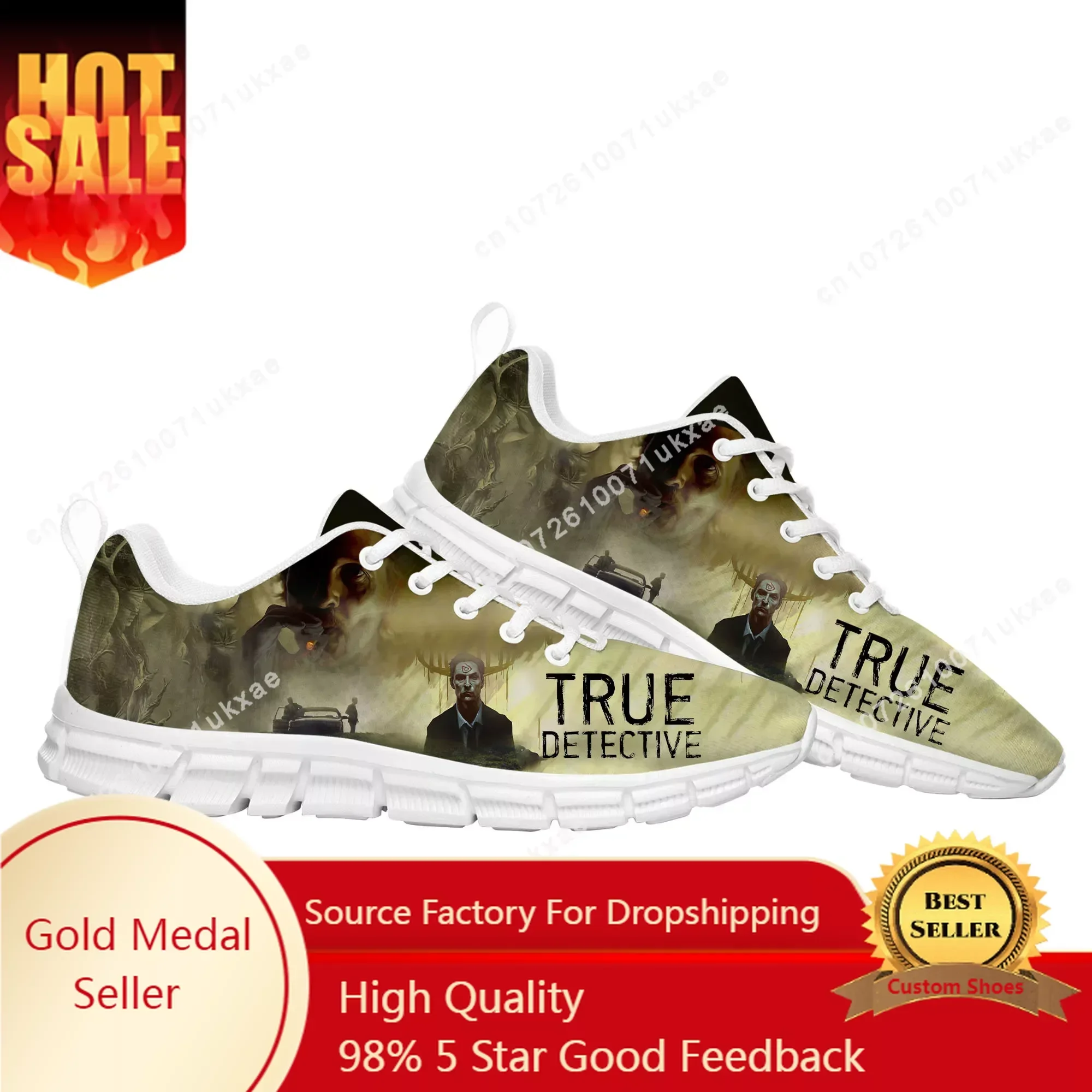 

True Detective Sports Shoes Mens Womens Teenager Kids Children Sneakers High Quality Parent Child Sneaker Couple Custom Shoes