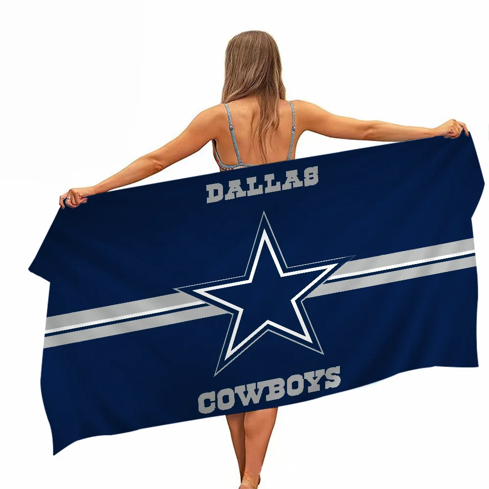 C-Cowboys مناشف الشاطئ الكبيرة المصنوعة من الألياف الدقيقة، منشفة سريعة الجفاف، مناشف الشاطئ الرملي، منشفة حمام السباحة للسفر، حمام السباحة، اليوغا