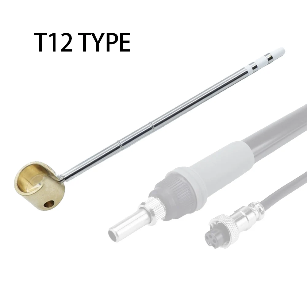 1pc Brass Solder Container T12 Series 936 907 Soldering Iron Tip Adapter Soldering Stand Soldering Container Accessories