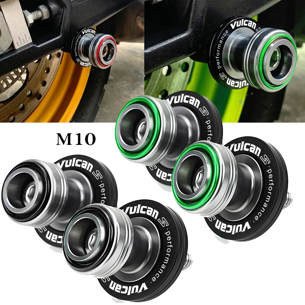 

M10 для Kawasaki Vulcan S 650 VN650 2015-2022 2023 2024, алюминиевые аксессуары с ЧПУ для мотоцикла, катушки маятника, ползунки, подставка, винты