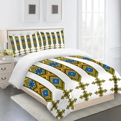 European Light Luxury Bohemian Style Bed Top Three Piece Set Moroccan Style Bedding 1 Duvet Cover 2 Pillowcases