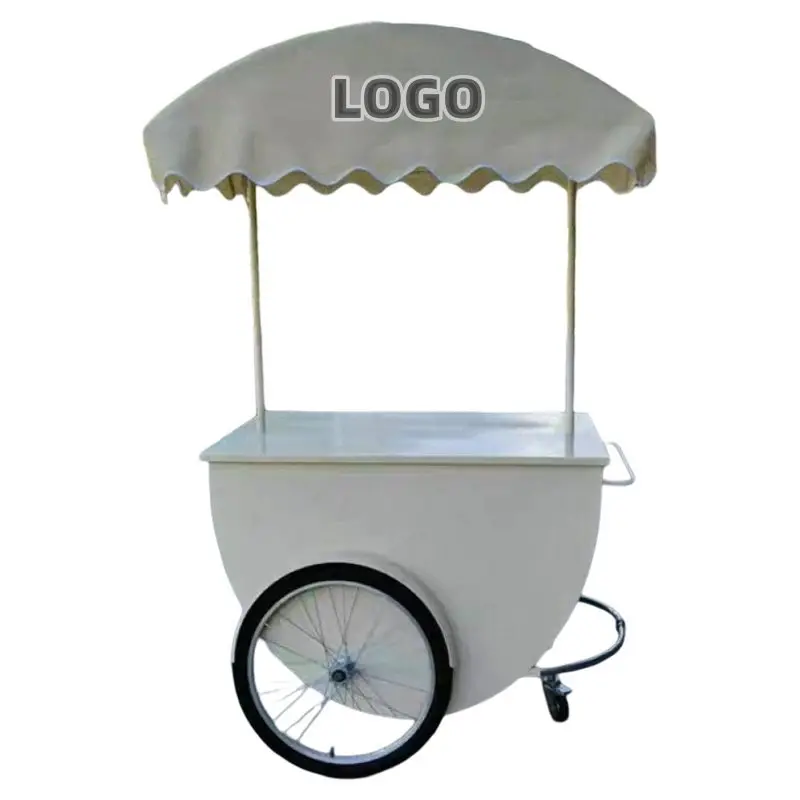

Stall Car Market Mobile Truck Trolley Outdoor Snacks Stall Car Display Rack