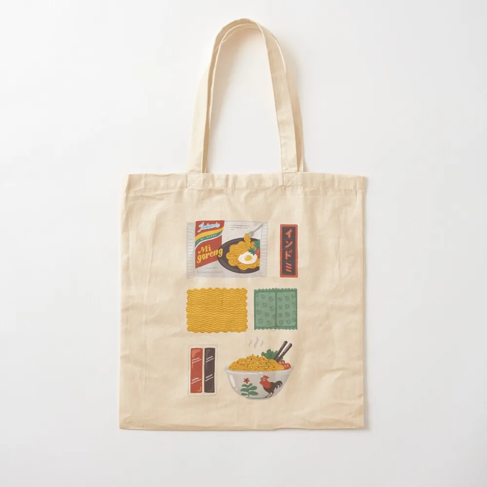 

Indomie - Mie Goreng Premium Print Tote Bag reusable shopping bag Shopper bag Canvas Tote