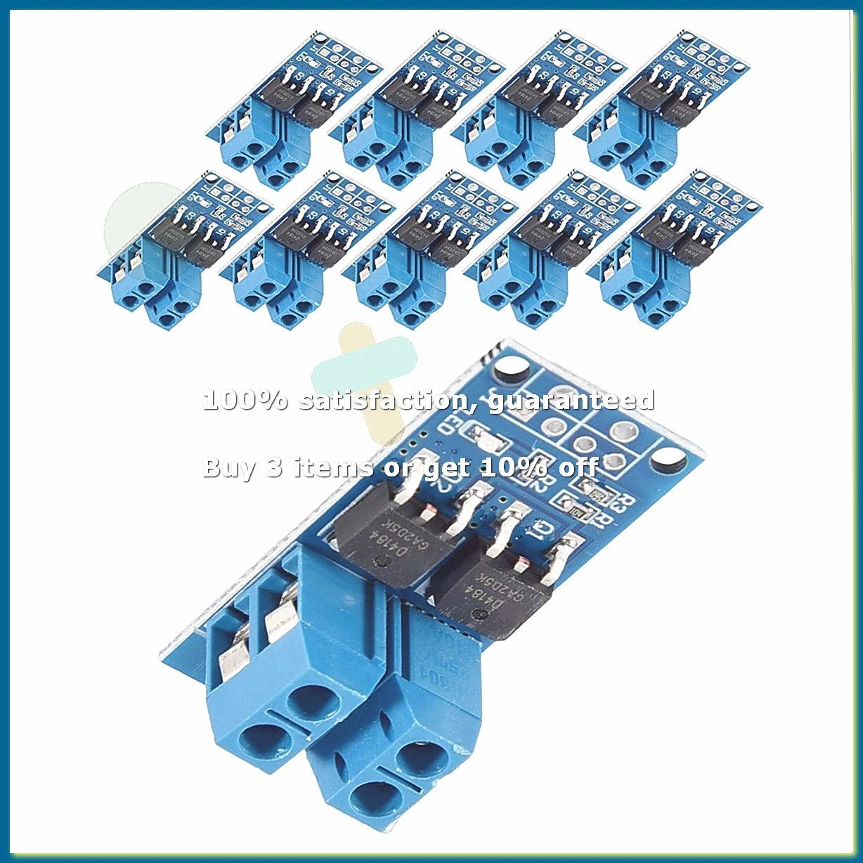 10PCS DC 5V-36V 15A(Max 30A) MOSFET MOS FET Trigger Switch Driver Module 0-20KHz PWM Regulator Control Panel-A31R
