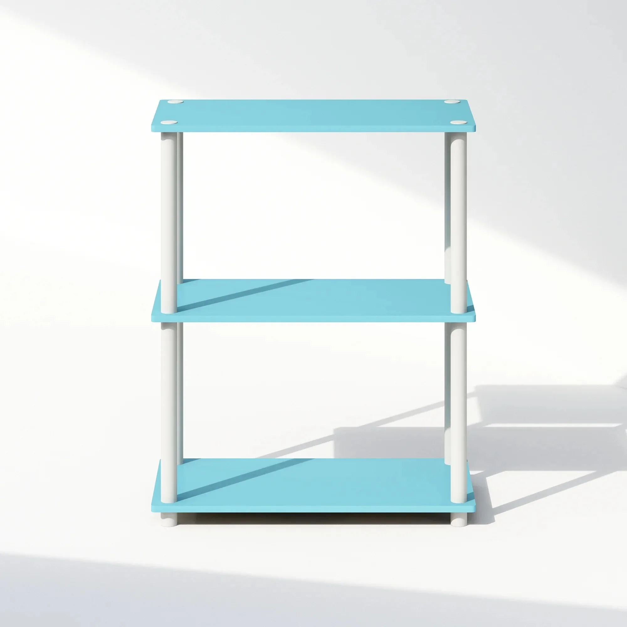 غرفة معيشة للكبار من Turn-N-Tube مكونة من 3 طبقات وأبعاد خشبية مركبة: وحدة رف 23 وات × 11 عمق × 30 ساعة،