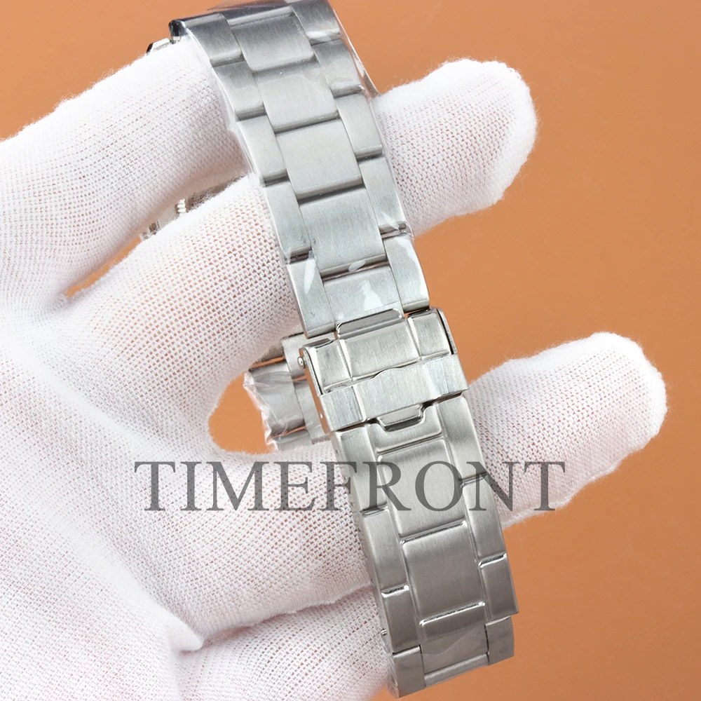 39.5 مللي متر NH35 ساعة مع 28.5 مللي متر الطلب الأيدي جولة الياقوت الزجاج مقاوم للماء صالح NH35 NH36 حركة ريترو Submarienr المحار