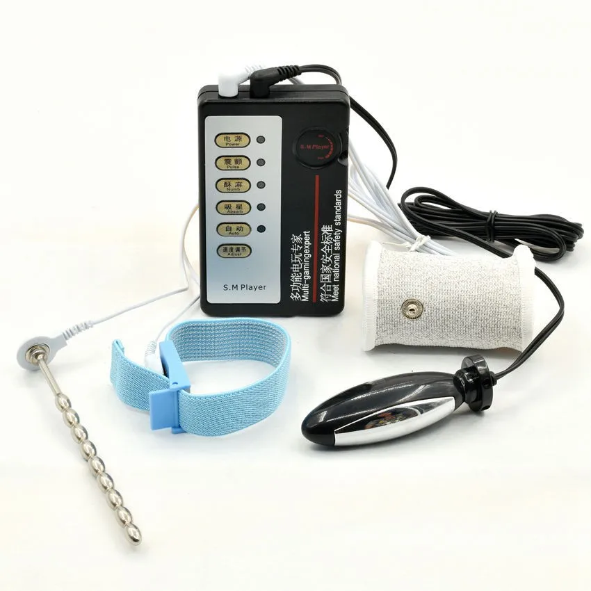 جديد اكسسوارات الجنس حلقة القضيب ألعاب مثيرة للرجال الطبية تحت عنوان اللعب الكهربائية صدمة العلاج نبض تدليك لعبة الجنس محفز