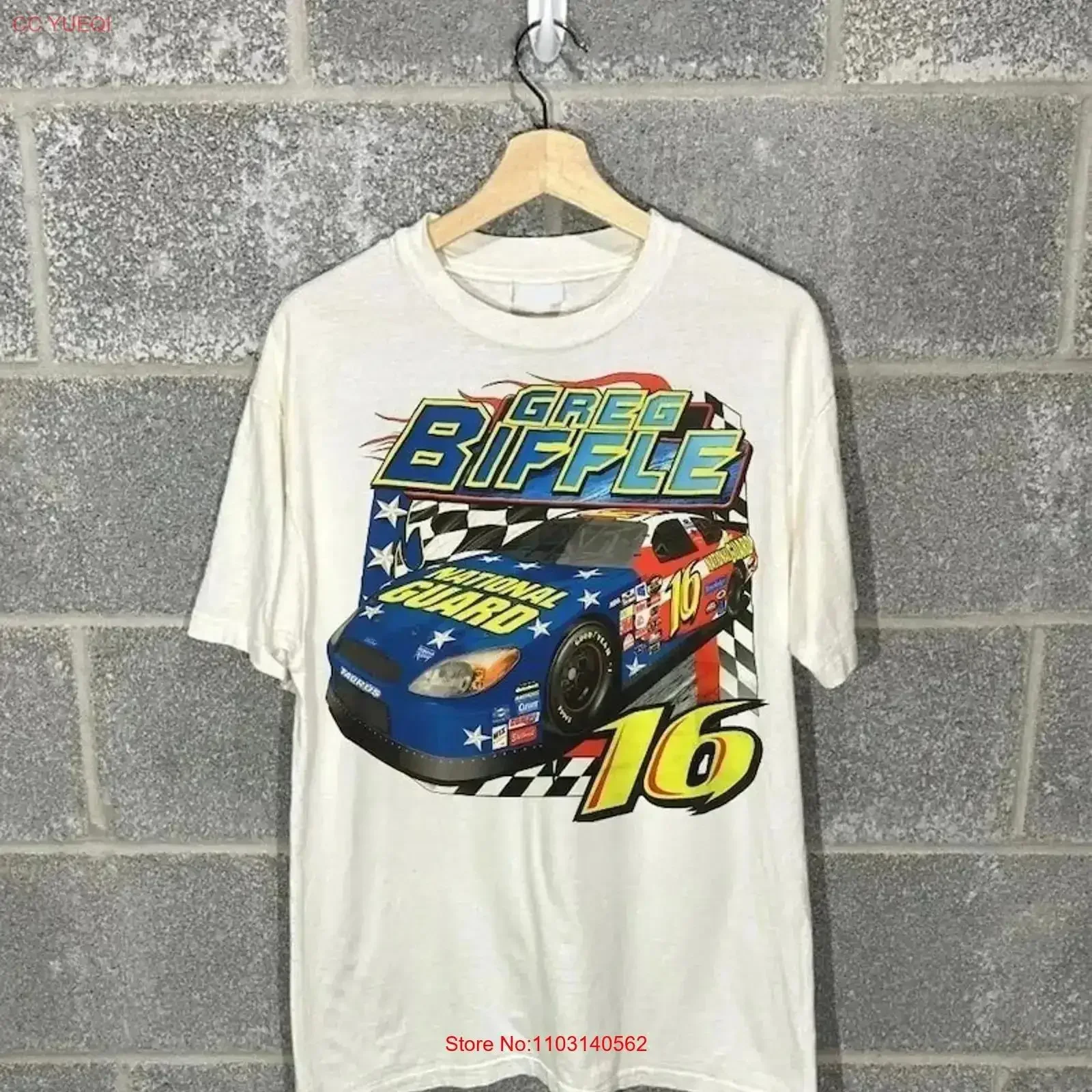 Greg Biffle Rip Size S 4XL T Shirt Men White vintage Washed graphic Breathable Stylish fashion streetwear homme Stretched
