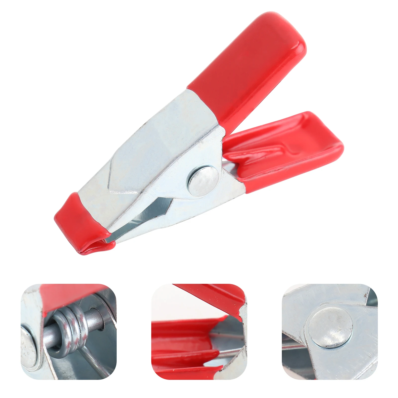 

8 Pcs Multifunction Iron Spring Clip Tent Mini Alligator Clips Clamps Heavy Duty Carbon Steel