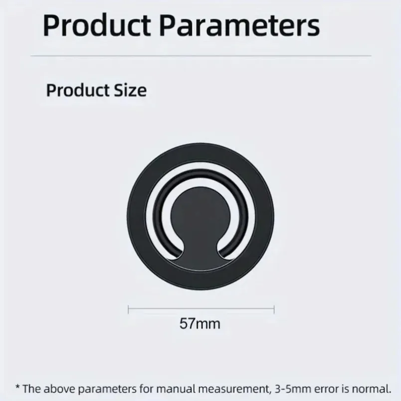 Double-sided Magnetic Phone Stand 360° Rotation Aluminum Alloy Foldable Strong Magnet for iPhone 15 14 13 12 Car Backpack - view 6