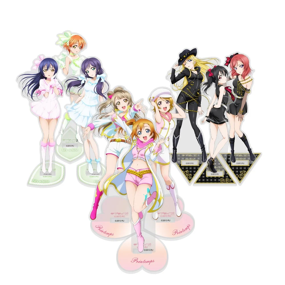 Campus Teenage Girl Anime Love Live! Lily White Version Acrylic Standing Sign Desktop Ornament Friends' Festival Gifts 15cm