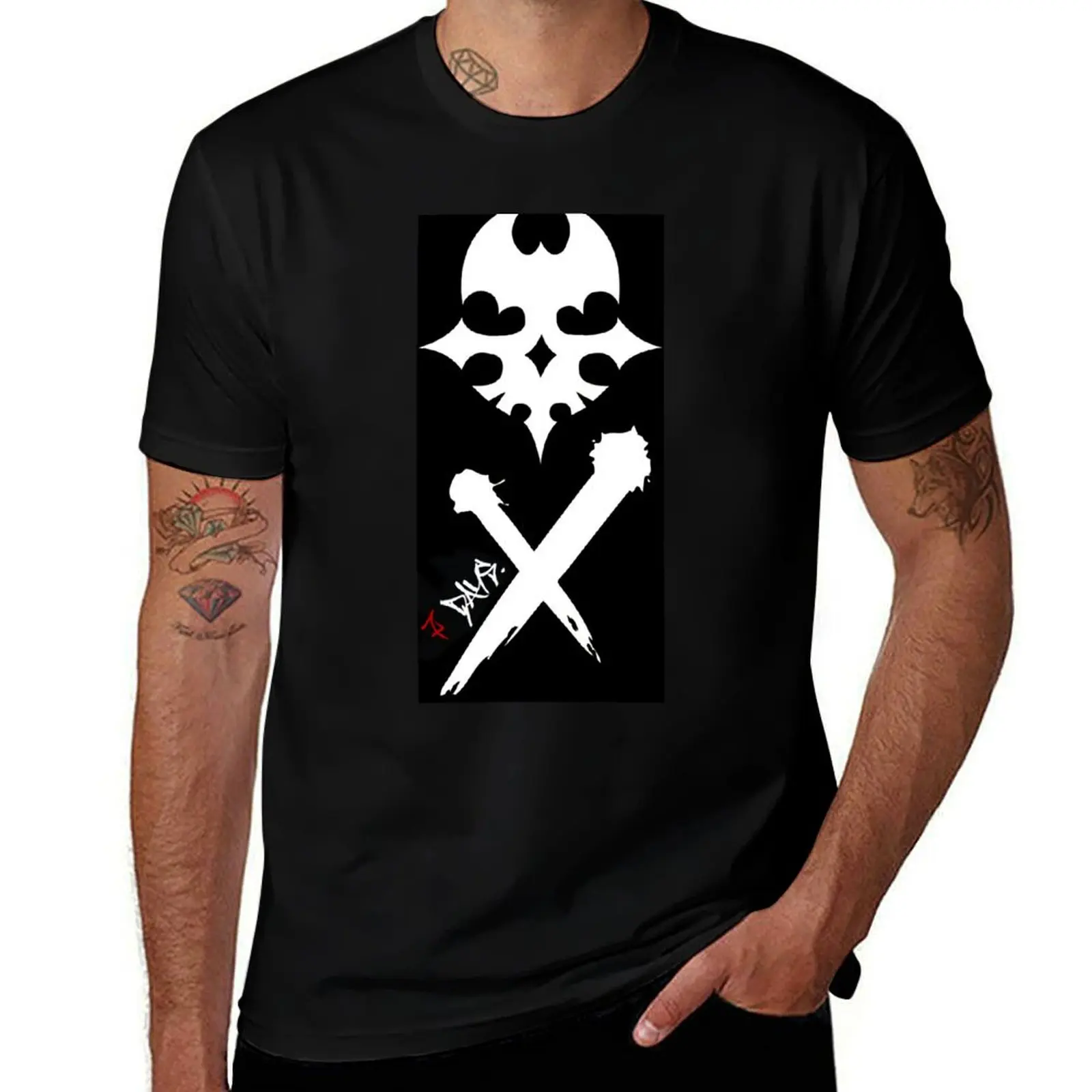 The World Ends With You - Logo (Player Pin) T-Shirt Work Comfort T-Shirt for Men
