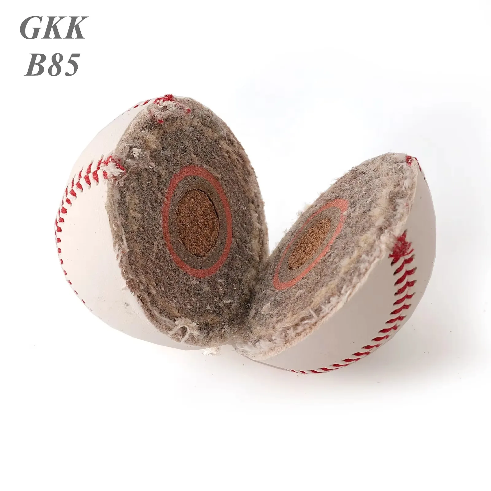 Premium Grade B Cow Leather Official League Baseball 85% Wool Core Low Seam For Tournament Recreational Training